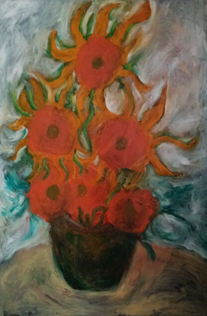 Orange Sunflowers