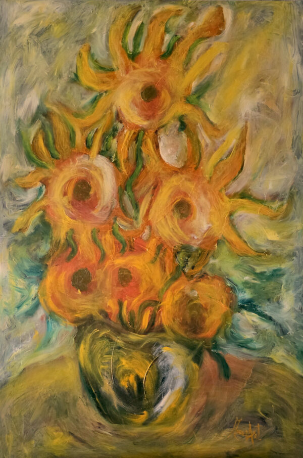 Orange Sunflowers